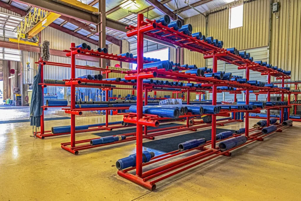 oilfield company reverse unit at drilling site